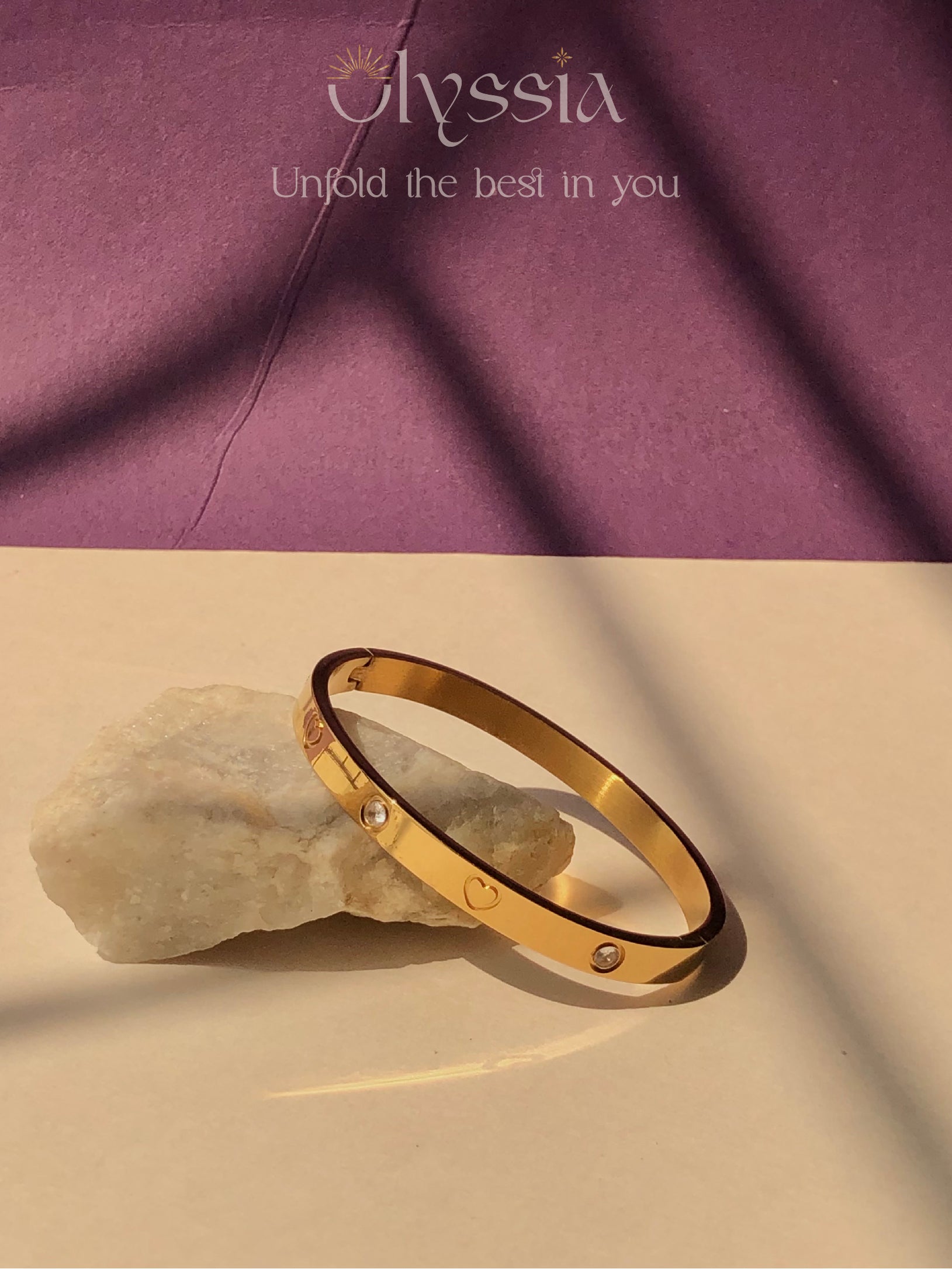 Stainless steel bangle