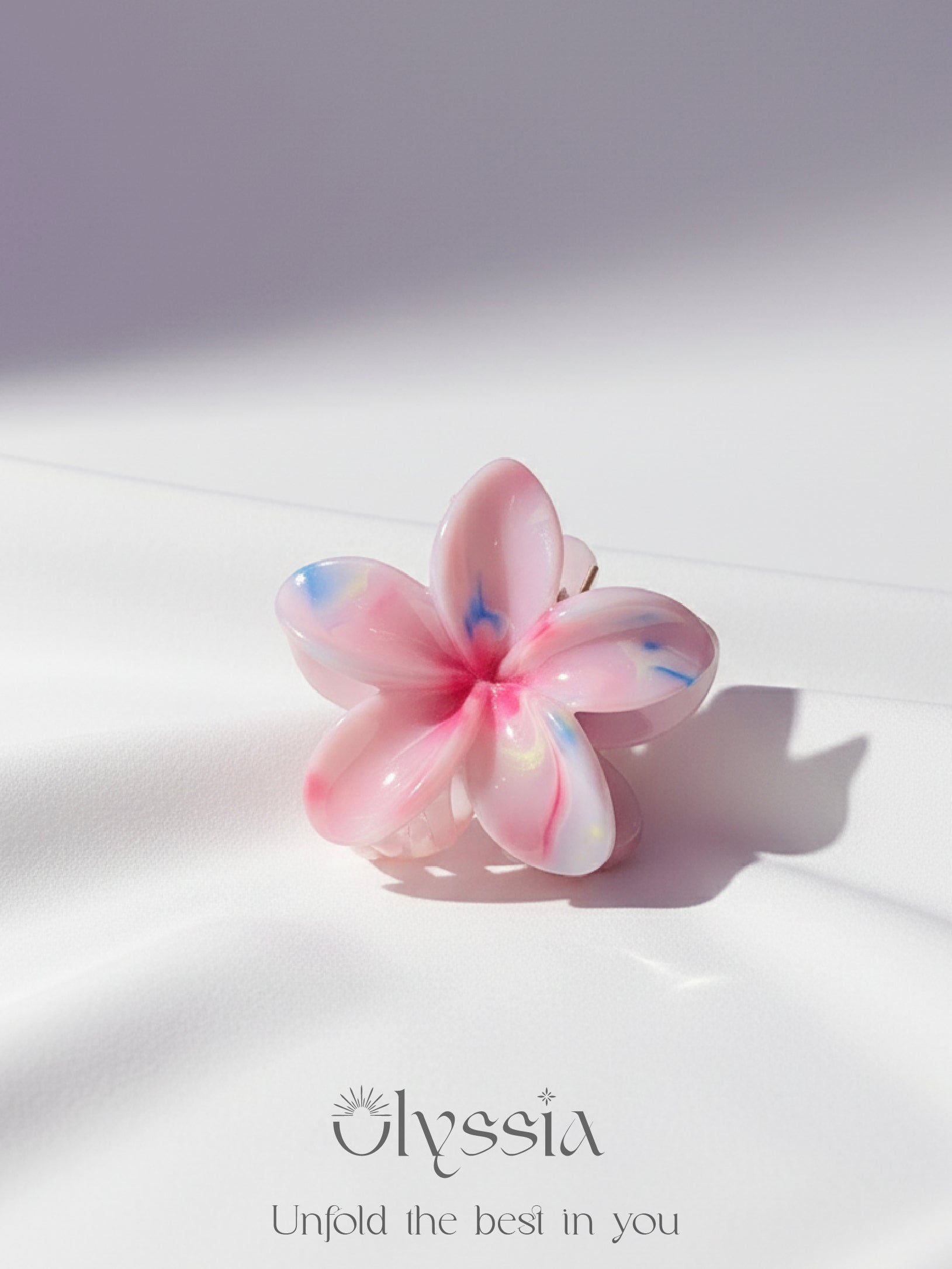 Flower hair clip