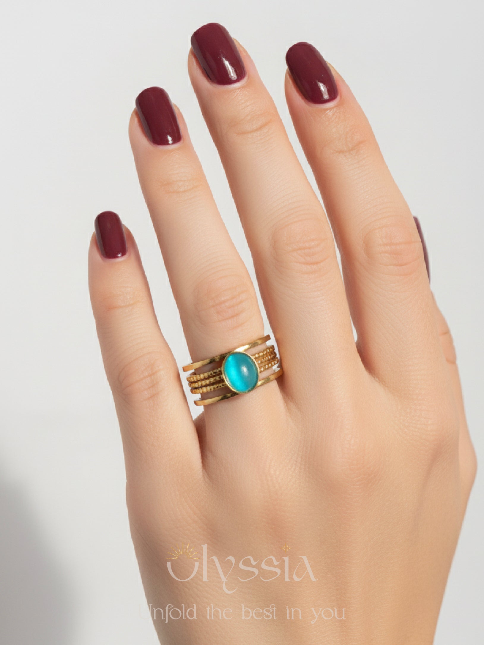 Stainless retro style ring